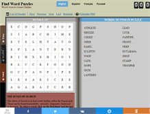 Tablet Screenshot of findwordpuzzle.com